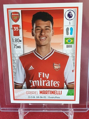 Martinelli rookie sticker