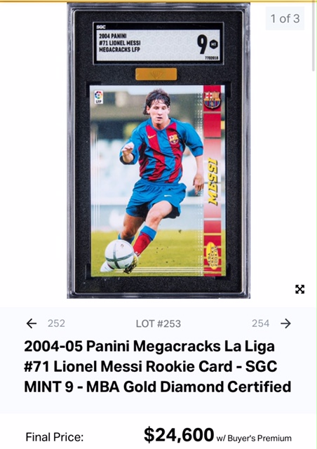 Messi rookie 71bis