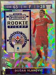 Dusan Vlahovic 2019 Rookie Ticket Cracked Ice