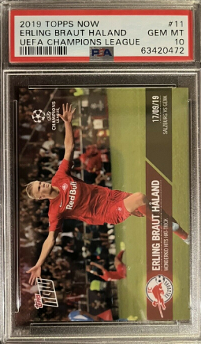 Erling Haaland Topps Now #11