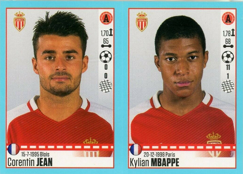 2016 kylian mbappe panini foot