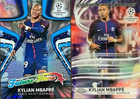 2017 kylian mbappe topps chrome future stars