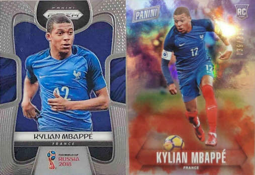 2018 mbappe soccer cards