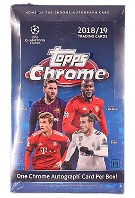 2018-19 Topps Chrome UEFA Champions League Hobby Box