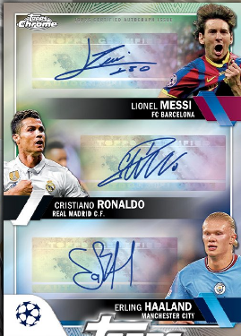 2022-23 Topps Chrome UEFA Club Competitions Checklist and Review