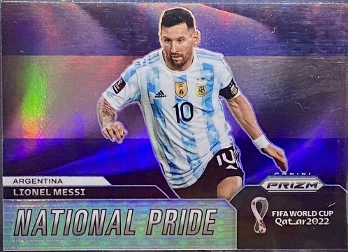 lionel messi 2022 world cup prizm national pride