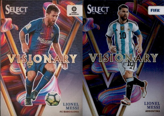 lionel messi soccer cards select visionary